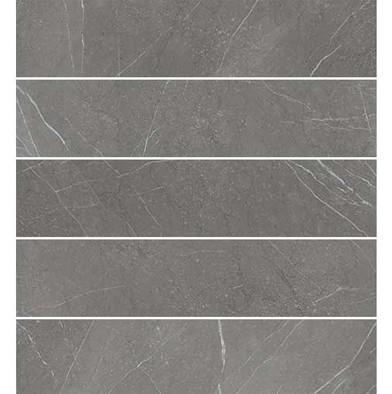 Керамогранит Petra Strip Charcoal (116979) 9,8х50,05 Wow глазурованный, матовый универсальный