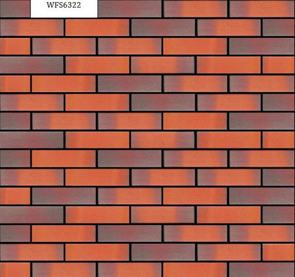 Клинкерная Restored Smooth Cotto 6х24 Lopo матовая Clay brick настенная плитка WFS6322