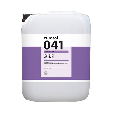 Грунтовка Eurocol Forbo 041 Europrimer EС токопроводящая водно-дисперсионная, 10 кг