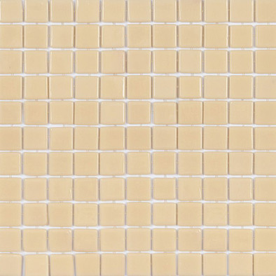 Мозаика Togama Crema стекло 34х34 см глянцевая чип 25х25 мм, бежевый
