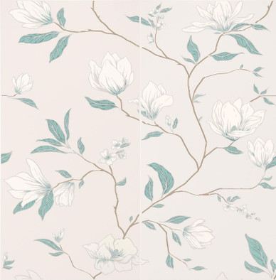 Панно Mono Magnolia Milk 60х60 (компл. из 2 шт) глянцевое керамическое