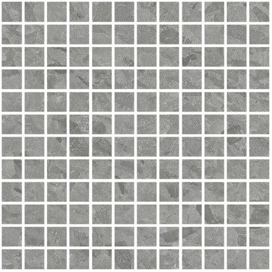 Мозаика Living Ceramics Eme Mosaic Grey Soft 30x30 керамогранит матовая чип 25х25 мм, серый LV11328