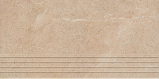 Ступень Ibis Beige Stopnica Prosta Mat 30x60 матовая, противоскользящая
