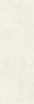 Настенная плитка Bera White Saw Ductile 30x90 Living Ceramics матовая, рельефная (структурированная) керамическая LV10094