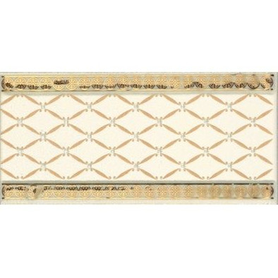 Бордюр Cenefa Delis Marfil Gold 20x10 глянцевый фото Бордюр Cenefa Delis Marfil Gold 20x10 глянцевый