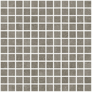 Мозаика Living Ceramics Floss Mosaic Smoky Anti-Slip 30x30 керамогранит чип 25х25 мм, серый LV11421