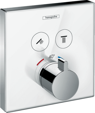 Термостатический смеситель Hansgrohe ShowerSelect для душа (внешняя часть)