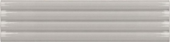 Настенная плитка Onda Grey Glossy Equipe 5x20 глянцевая, рельефная (структурированная) керамическая 28489