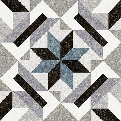 Декор Chantilly Cemento Deco Серый 45х45 ProGRES Ceramica керамогранит матовый 737479