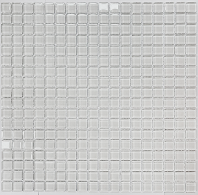 Мозаика Orro Mosaic Pearl Rose стекло 30х30 см глянцевая чип 15х15 мм, белый, серый