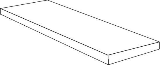 Ступень угловая Empire Statuario Scalino Ang. Dx 33x120 /Эмпаир Статуарио Правая 33x120 матовая
