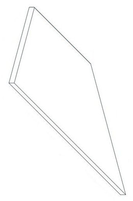 Керамогранит Drift Grey Lineare Angolo Sx/Дрифт Грей Линеаре Углов. Лев. Atlas Concorde 30x60 матовый, рельефный (рустикальный) напольный