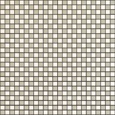 Мозаика Dama001 керамика 30х30 см Appiani Texture матовая чип 12х12 мм, бежевый, белый