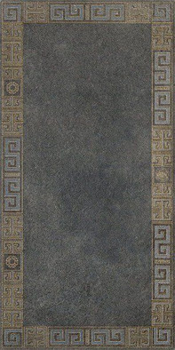 Декор 261343 Greek Cassettone Antracite/Oro 40x80 матовый керамогранит