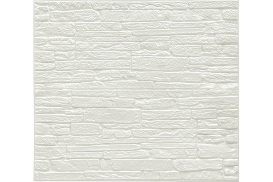 3D панель самоклеющаяся Lako Decor Обработанный камень серия А Белый для стен 700х600х8 мм (плитка пвх LVT) LKD-08-07-04