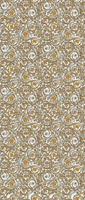 Декор Manifesto Barocco Garden White 120х280 Versace керамогранит полированный PF60011455