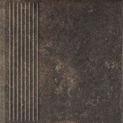 Ступень фронтальная Scandiano Brown Stopnica Prosta B1a 30x30 клинкер противоскользящая Paradyz Ceramika 00000087366