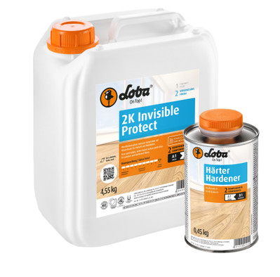 Лак для паркета Lobadur WS 2K Invisible Protect AT экстраматовый 5 л фото Лак для паркета Lobadur WS 2K Invisible Protect AT экстраматовый 5 л
