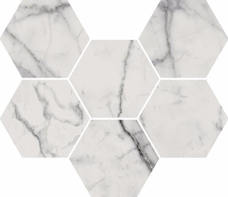Декор Шарм Эво Статуарио Мозаика Гексагон / Charme Evo Statuario Mosaico Hexagon керамогранит
