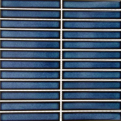 Мозаика Imagine Lab KST2-7R керамика 29.6х30 см матовая чип 22x145 мм, синяя