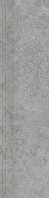 Ступень фронтальная Zimba Light Grey Str 159,8x29,8x0,8 керамогранит матовая, структурированная Tubadzin 5900199274280
