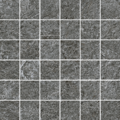 Мозаика Italon Magma Graphite Mosaico керамогранит 30х30 см матовая, серый 610110001371