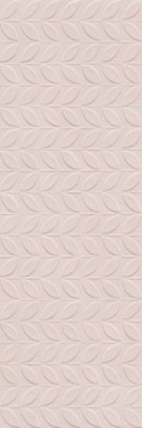 Настенная плитка RA6M Vida Struttura Foglia 3D Rosa Rett 30x90 Marazzi Ragno матовая керамическая УТ-00027988