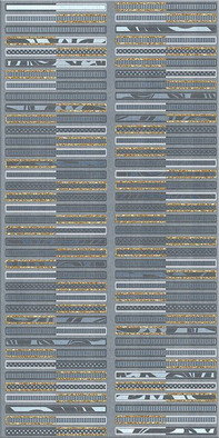 Декор 586562002 Aura Atlantic Geometria 31,5x63 керамический