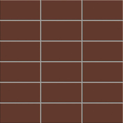 Мозаика Open Space Ferro керамика 30х30 см Appiani полуматовая чип 50х100 мм, коричневый OPS 2010