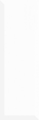 Настенная плитка Monocolor Biselado Brillo Blanco 10x30 керамическая