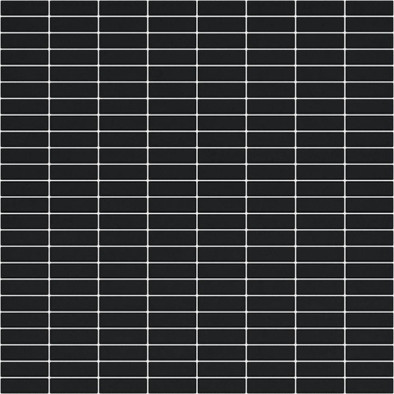 Мозаика Pastelli Antracite керамогранит 30х30 см Appiani противоскользящая чип 12.5х37.5 мм, черный PST 3008