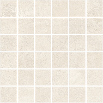 Мозаика Supergres Rayclay Ivory Mosaico 30x30 Ass керамогранит антискользящая, матовая, бежевый RIMS