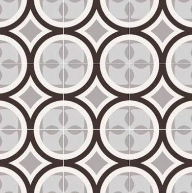 Керамогранит Black and White 01 20x20 универсальный матовый