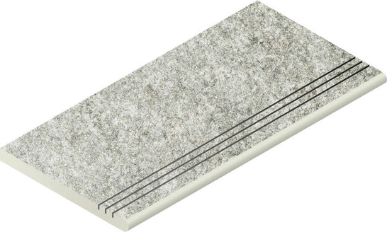 Ступень Нордика Айс Закругленная Грип 30x60 керамогранит антискользящая (grip) 620040000161