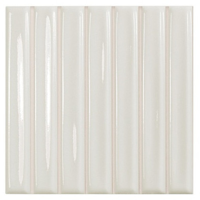 Керамогранит Sb White Gloss 11,6x11,6 Wow глянцевый, рельефный (рустикальный) настенный 130050