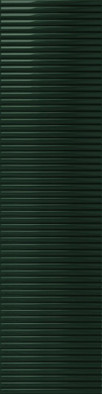 Настенная плитка Groove Green 1 Gloss Str 7.8х29.8 Tubadzin глянцевая керамическая 5900199287297