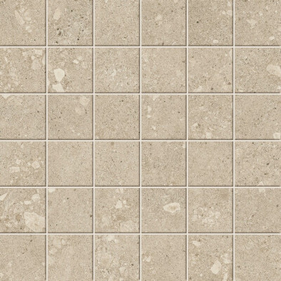 Мозаика Atlas Concorde Rinascente Fusion Agglomerate Light Mosaic 30x30 керамогранит  матовая бежевый 610110001497