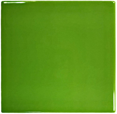 Настенная плитка Mini Tile Green Glossy 9.9х9.9 Modern Ceramics глянцевая керамическая