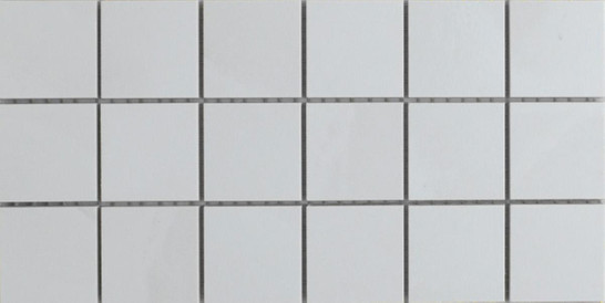 Мозаика Mk.AbsWhRm1530 15х30 керамогранит матовая, серый