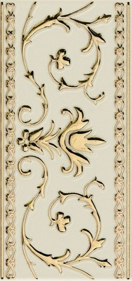 Декор Gold Narciso A Su Panna керамический
