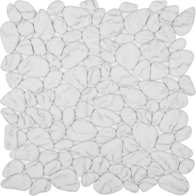 Мозаика AGPBL-WHITE стекло 28.5х28.5 см матовая, белый