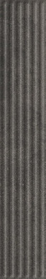 Клинкерная Carrizo Basalt Elewacja Struktura Stripes Mix Mat 6.6х40 Paradyz Ceramika структурированная настенная плитка 80945