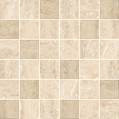 Мозаика Ascoli Beige Mosaic керамика 30x30 см матовая, бежевый
