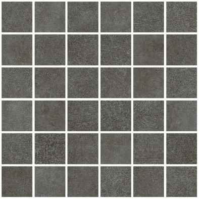Мозаика Living Ceramics Floss Mosaic Graphite Natural 30x30 керамогранит матовая чип 55х55 мм, серый LV11418
