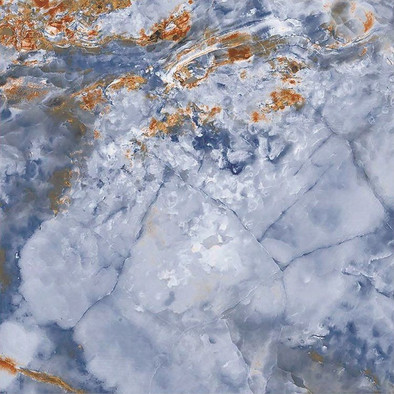 Керамогранит Agyaro Blue HG Sugar 60x60 ITC лаппатированный (полуполированный), рельефный (рустикальный) универсальный