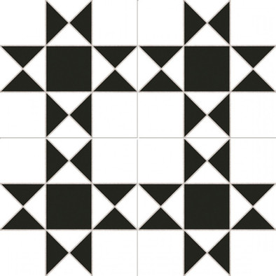 Керамогранит Chic Cardiff White 44,5x44,5 Dual Gres матовый напольный DG_CH_CAR_WH_DP