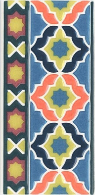 Декор HGD/A322/16000 Алькасар 7.4x15 Kerama Marazzi глянцевый керамический