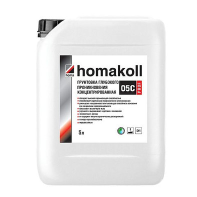Грунт-концентрат глубокого проникновения Homakoll 05 C Prof 5кг фото Грунт-концентрат глубокого проникновения Homakoll 05 C Prof 5кг