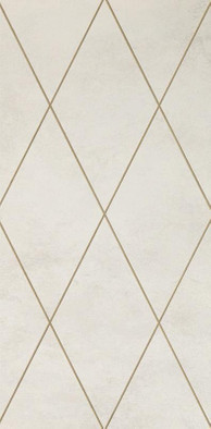 Декор Ad Maiora Rhombus Oro Su Beige 50x100 Petracer`s матовый керамический AM RHOMB 03-15