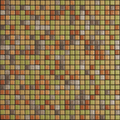 Мозаика Mix Standard Natura 3 керамика 30х30 см Appiani матовая чип 12х12 мм, бежевый, зеленый, коричневый, красный XNAT 403